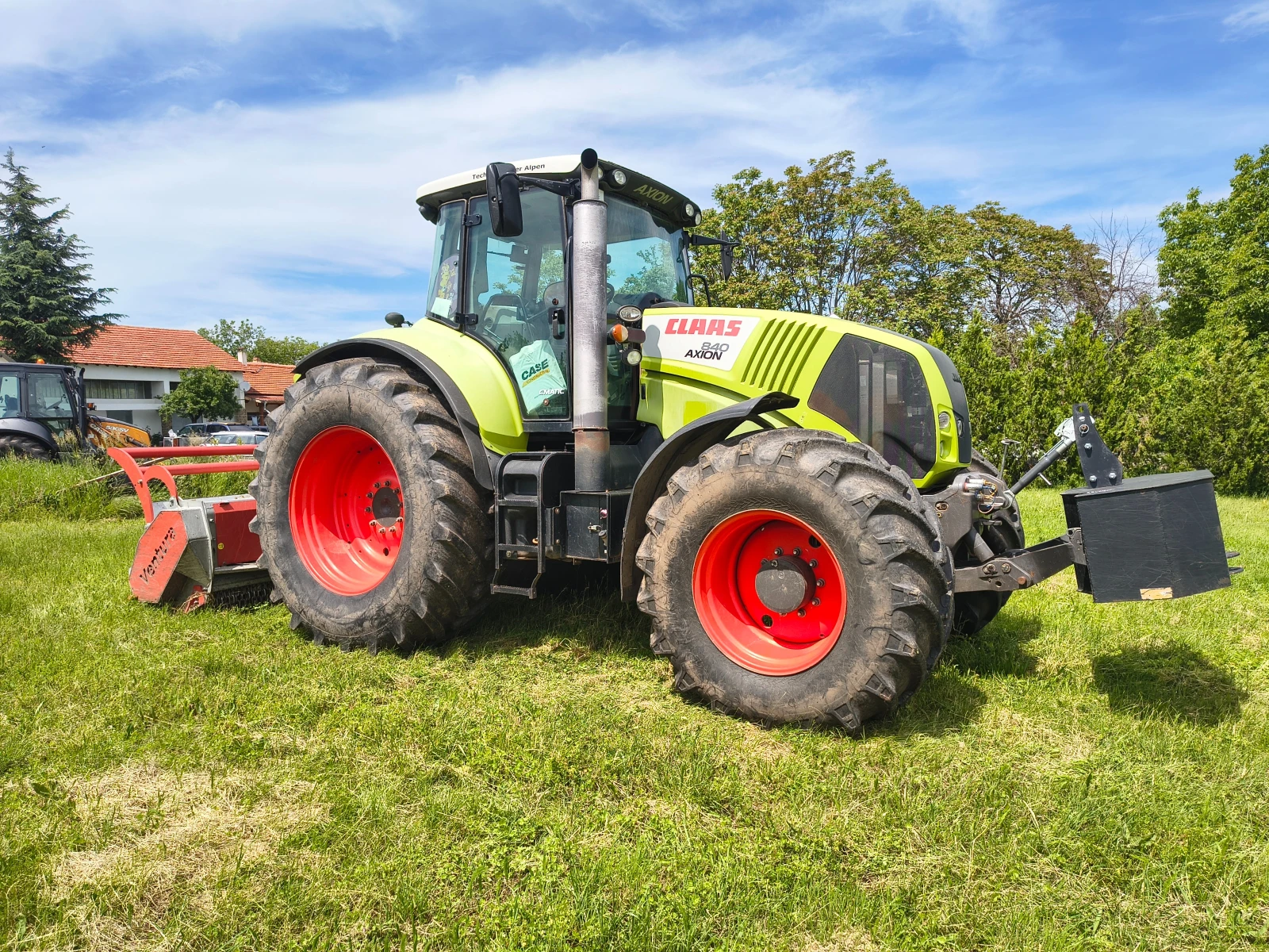 Трактор Claas AXION 840 CMATIC, снимка 7 - Селскостопанска техника - 54675969