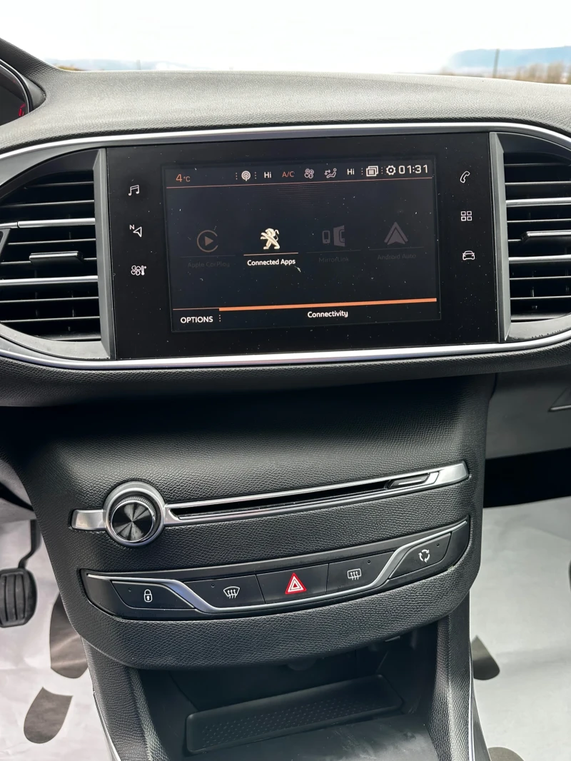 Peugeot 308 1.5HDI-FULL LED-360-110000км-СЕРВИЗНА ИСТОРИЯ, снимка 12 - Автомобили и джипове - 53302510