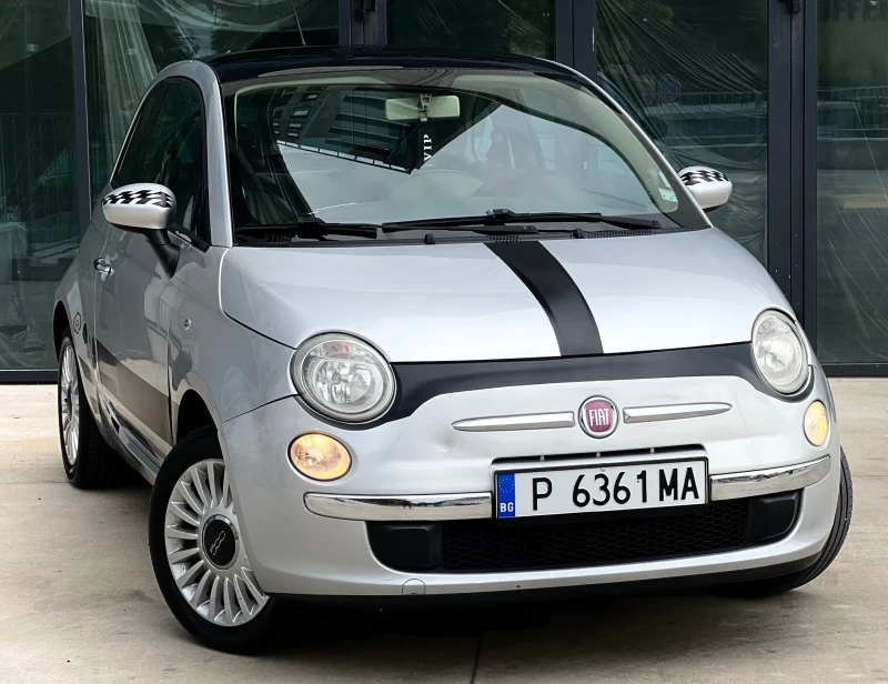 Fiat 500 ПАНОРАМА//* Климатик* Мулти Волан* Обслужен* FULL* - 5999 лв. - 87540150 1