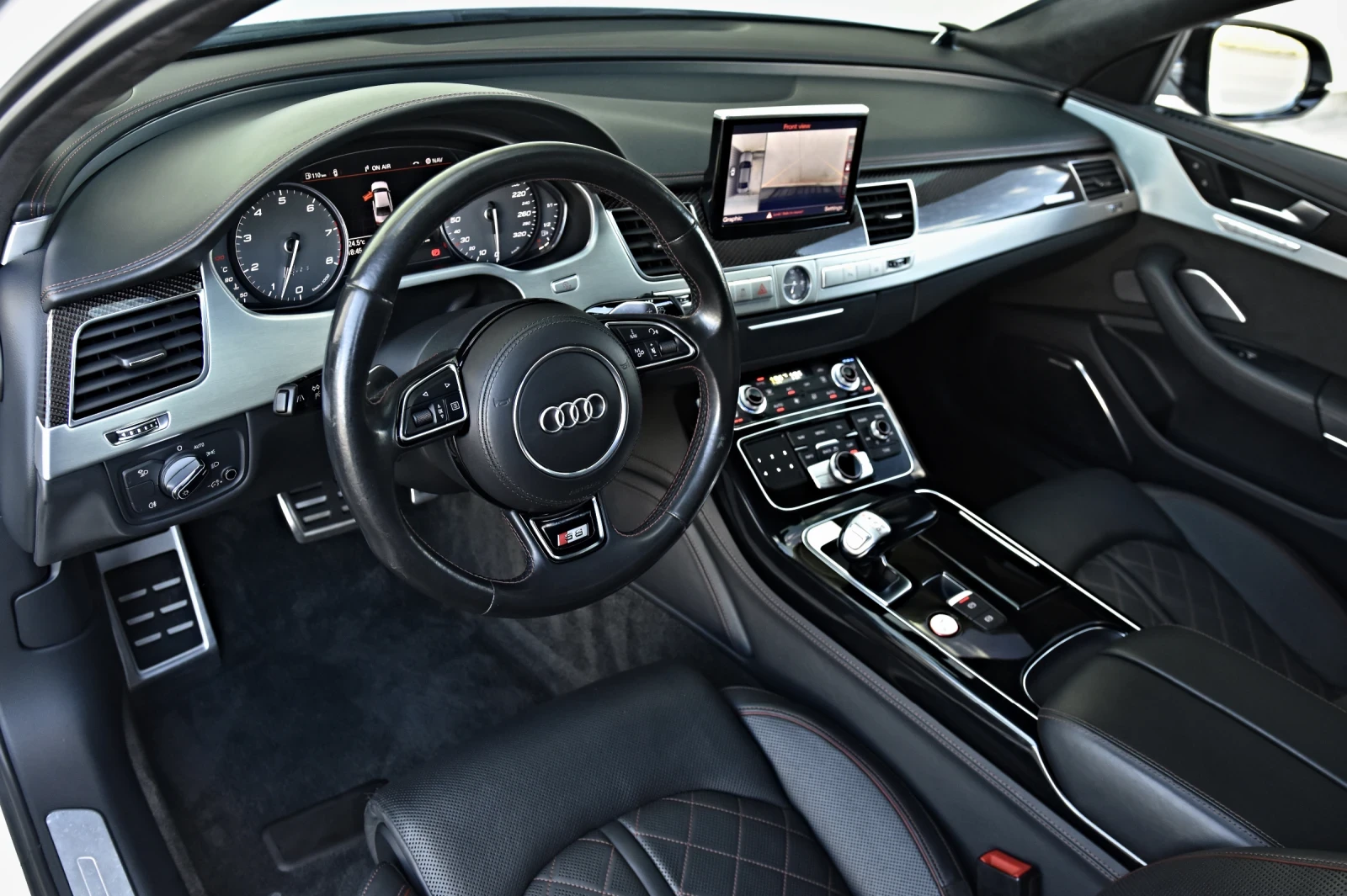 Audi S8 PLUS 4.0 V8T MATRIX 3xTV 360 PANO B&O  FULL | Mobile.bg � ����������� 9
