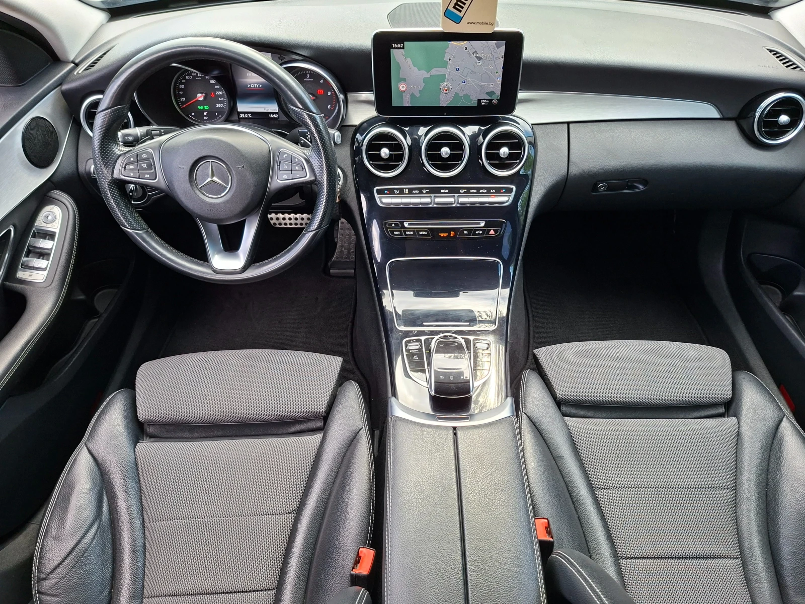 Mercedes-Benz C 220 * 4-MATIC* AUTO PREMIUM FORCE* AMG* 36м. х 382EUR., снимка 11 - Автомобили и джипове - 54720758