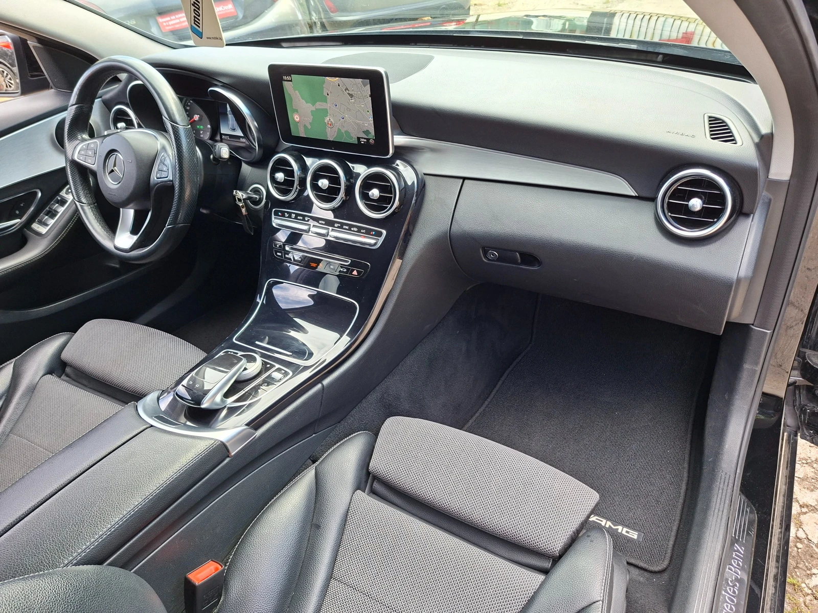 Mercedes-Benz C 220 * 4-MATIC* AUTO PREMIUM FORCE* AMG* 36м. х 382EUR., снимка 15 - Автомобили и джипове - 54720758