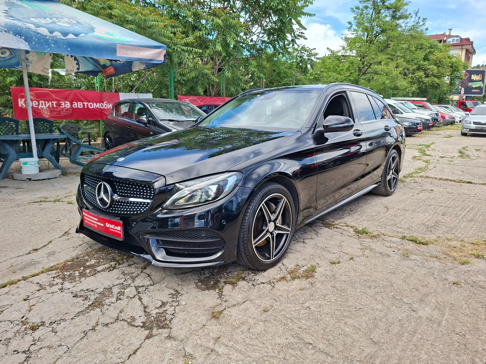 Mercedes-Benz C 220 * 4-MATIC* AUTO PREMIUM FORCE* AMG* 36м. х 382EUR., снимка 2 - Автомобили и джипове - 54720758