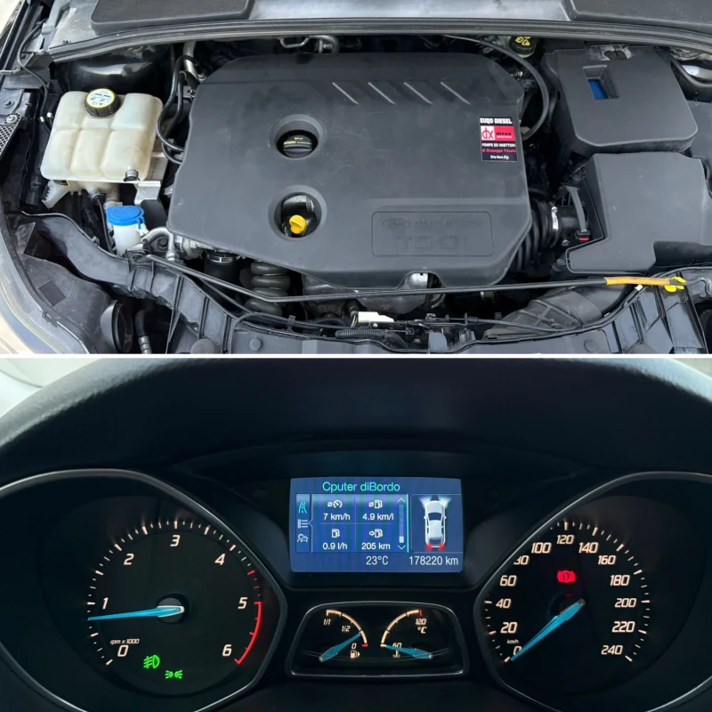 Ford Focus 1.6 TDCi* 115кс* Keyless* Navi* Bluetooth* EURO5B*, снимка 15 - Автомобили и джипове - 51768925