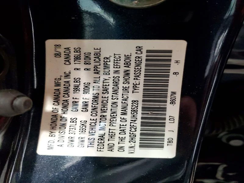 Honda Civic 2.0L 4 Front-wheel Drive, снимка 14 - Автомобили и джипове - 53989549