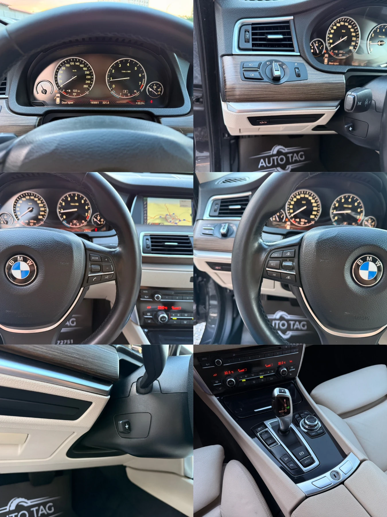 BMW 5 Gran Turismo 535i/xDrive/Монитори/Швейцария, снимка 15 - Автомобили и джипове - 54597968