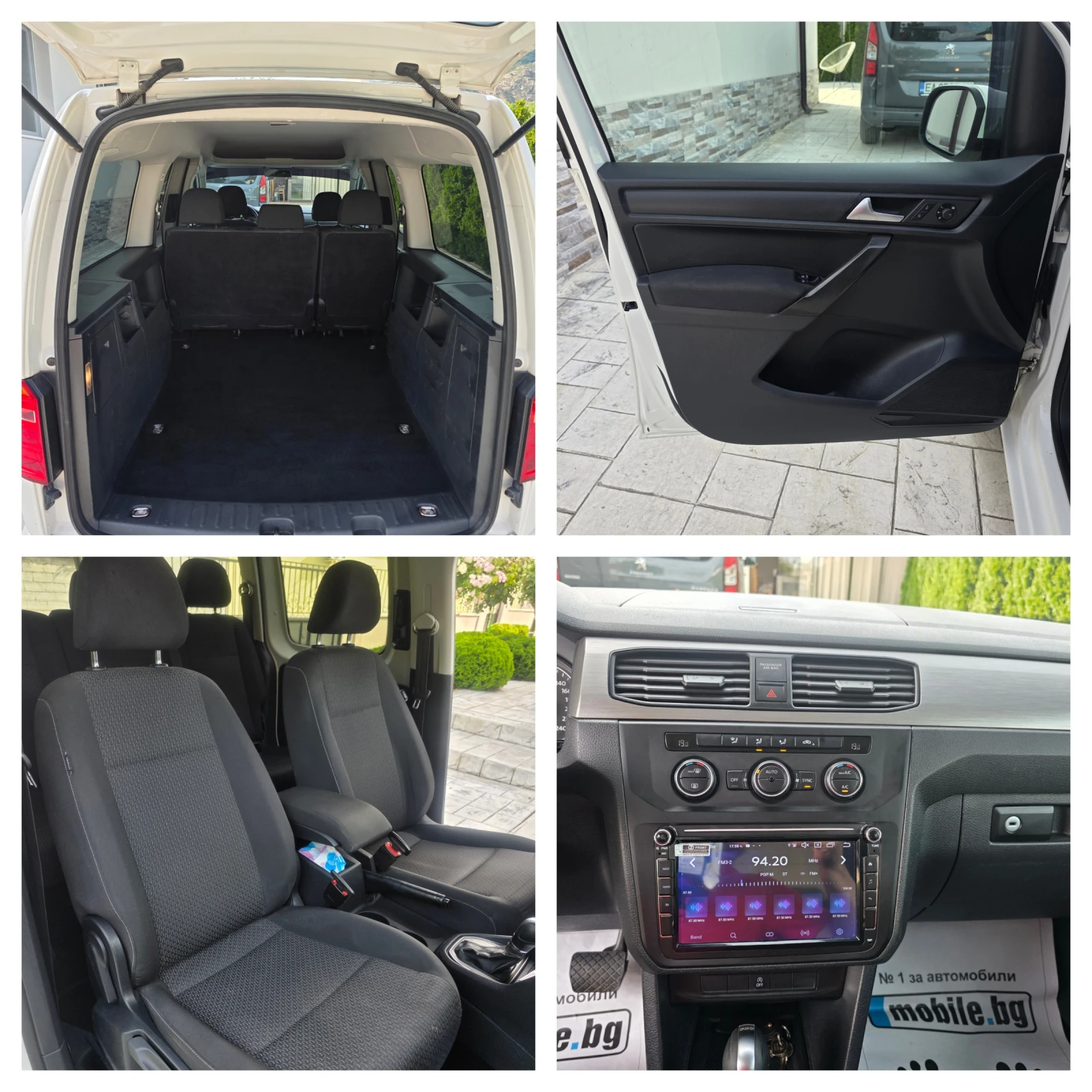 VW Caddy 2.0 TDI MAXI .AVTO НАПЪЛНО ОБСЛУЖЕН , снимка 16 - Автомобили и джипове - 55212145