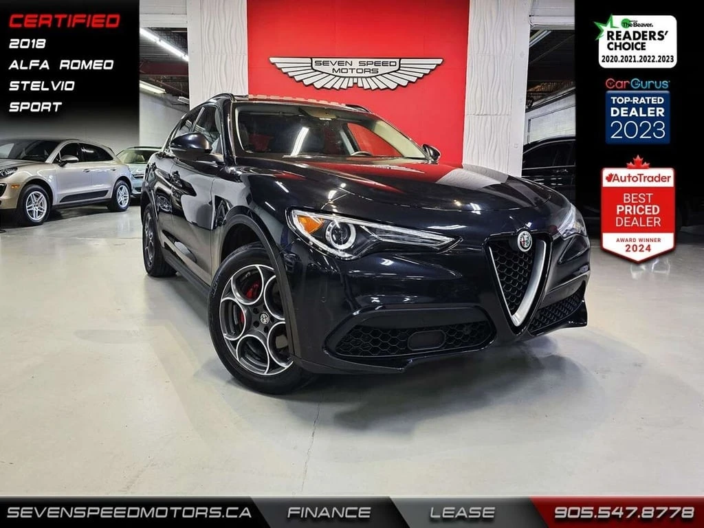 Alfa Romeo Stelvio * BASE SPORT Q4 * CARFAX * ЦЕНА ДО БГ, снимка 1
