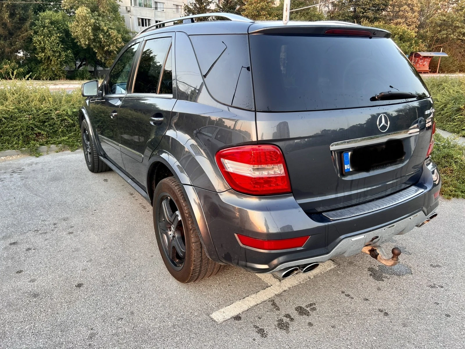 Mercedes-Benz ML 350 AMG OPTIC, дистроник, печка с дистанцио, обдухване - изображение 3