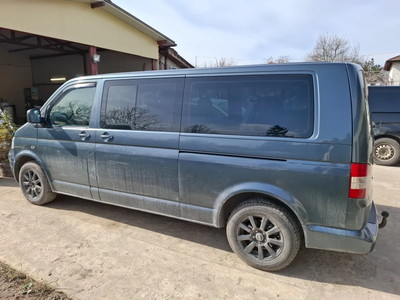 VW T5 2, 5 tdi, 6 скорости, 8+ 1, клима, печка, снимка 4 - Бусове и автобуси - 53560490