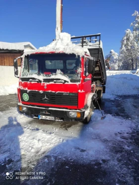 Mercedes-Benz 814d Самосвал + кран , снимка 7