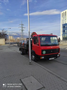 Mercedes-Benz 814d Самосвал + кран , снимка 4