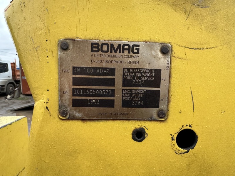 Валяк BOMAG, снимка 5 - Индустриална техника - 45240034