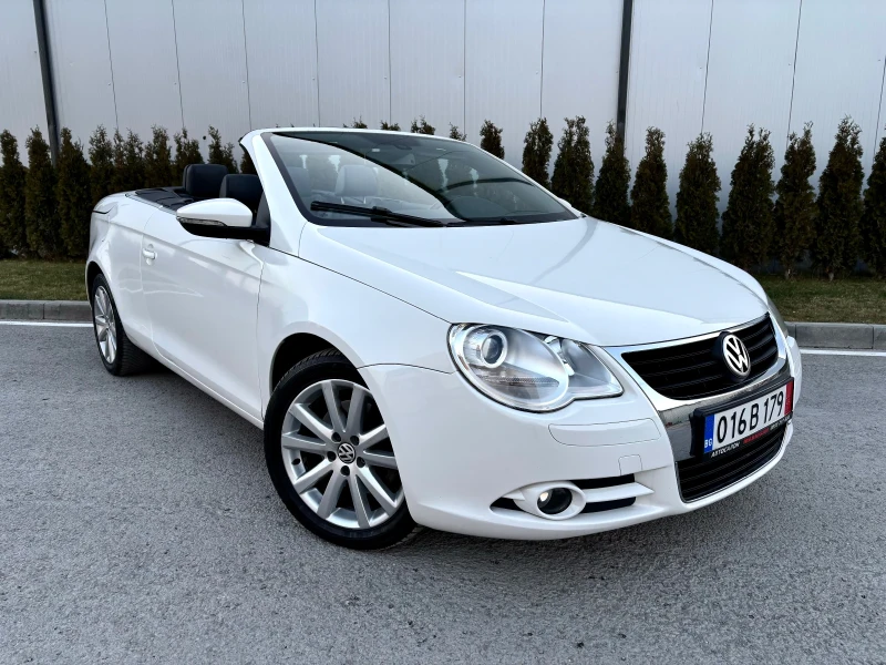 VW Eos КАБРИО/2.0TDI/DSG/ПАНОРАМА/КОЖА/FULL, снимка 1 - Автомобили и джипове - 49068884