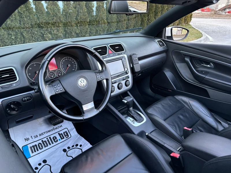 VW Eos КАБРИО/2.0TDI/DSG/ПАНОРАМА/КОЖА/FULL, снимка 9 - Автомобили и джипове - 49068884