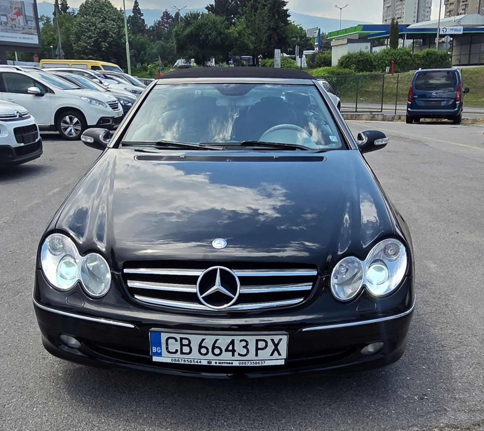 Mercedes-Benz CLK Facelift, 200kompressor, navi, газ, автоматик, снимка 2 - Автомобили и джипове - 54875347