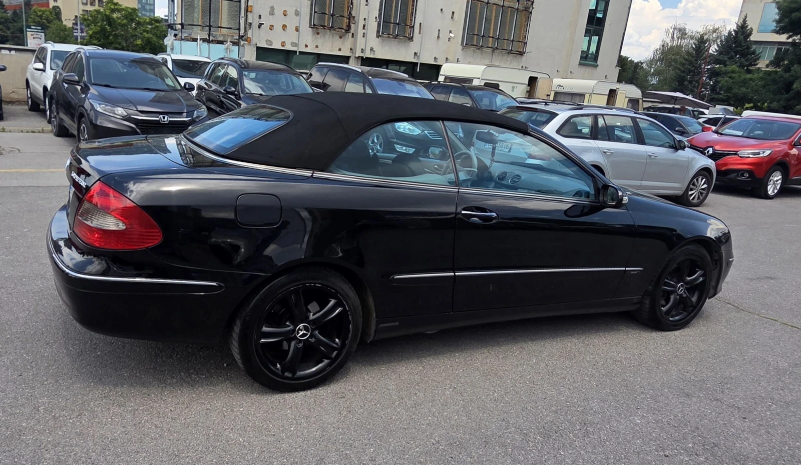 Mercedes-Benz CLK Facelift, 200kompressor, navi, газ, автоматик, снимка 6 - Автомобили и джипове - 54875347