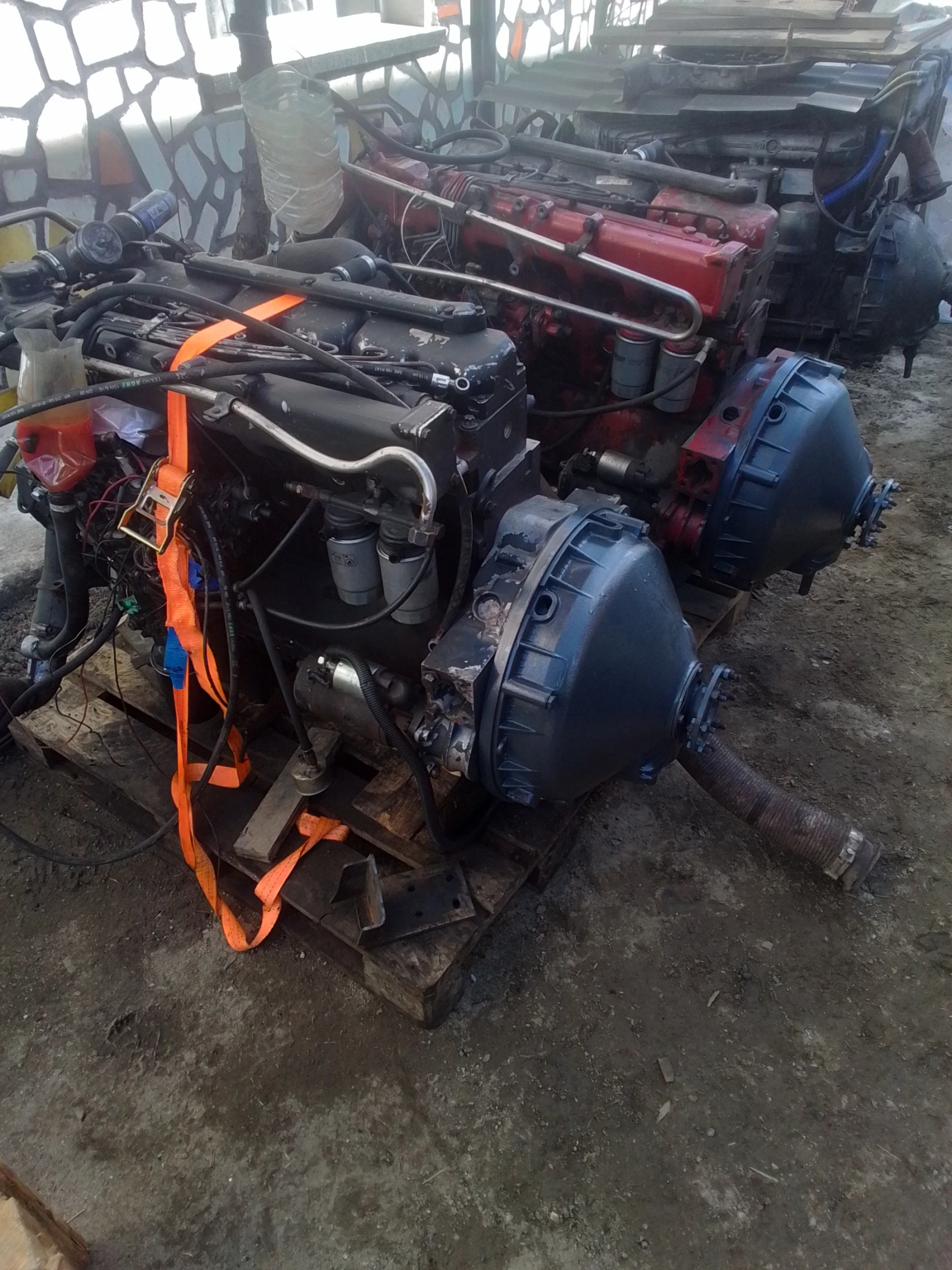 Man 17.232 Двигател комплект