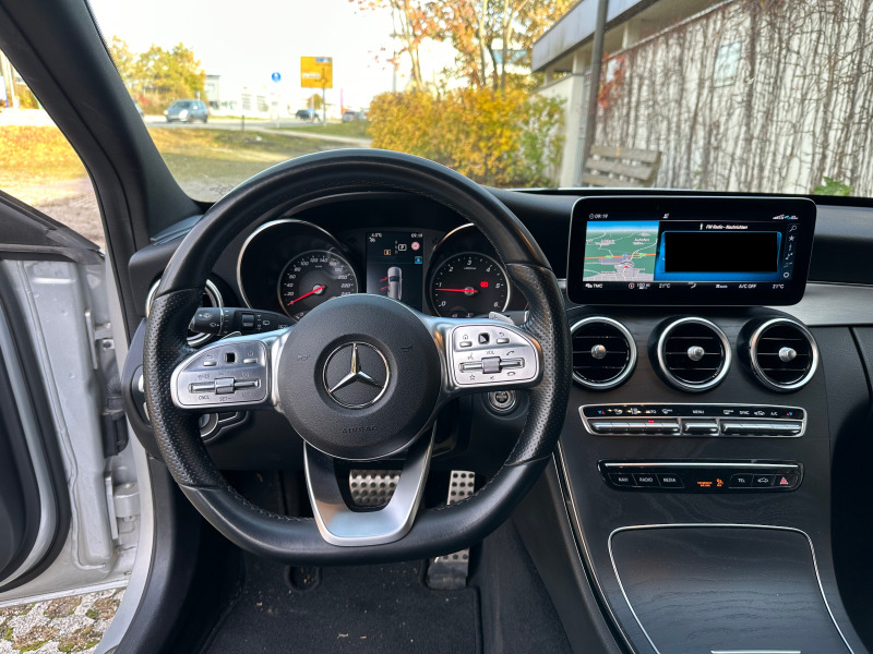 Mercedes-Benz C 220 9 G-tronic, AMG пакет, Night пакет, снимка 10 - Автомобили и джипове - 43427843