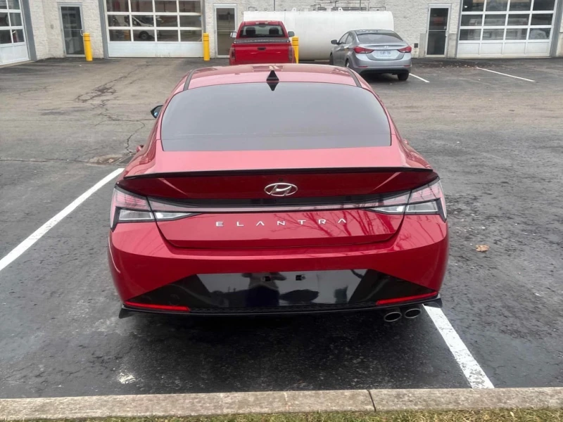 Hyundai Elantra * N Line * CARFAX * БЕЗ ПЪРВОНАЧАЛНА ВНОСКА, снимка 4 - Автомобили и джипове - 53062745