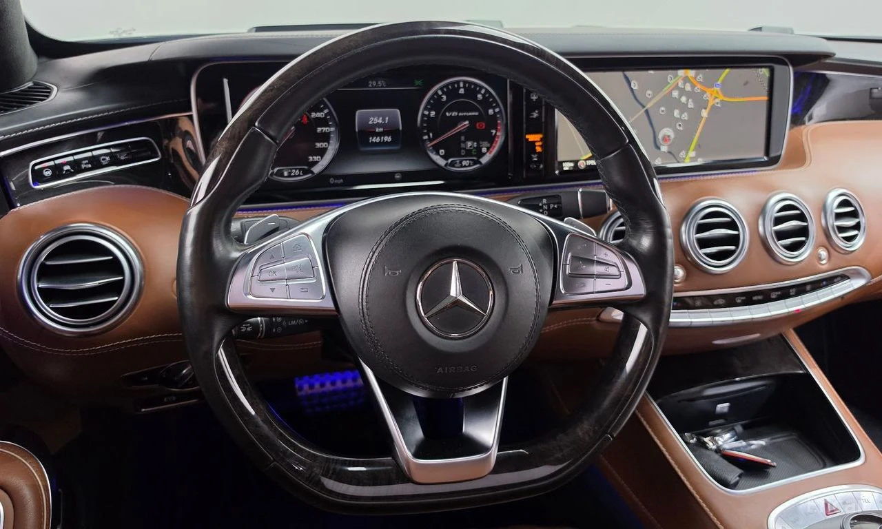 Mercedes-Benz S 63 AMG COUPE* BURMESTER* ОБДУХВАНЕ* ДИСТРОНИК* ХЕДЪП* , снимка 8 - Автомобили и джипове - 56121177