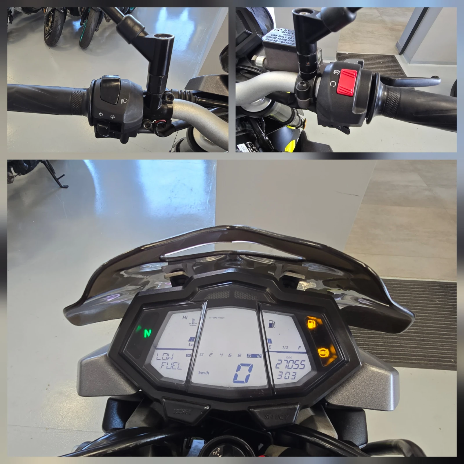 Yamaha Mt-01 125ie, ABS, 2018г., Akrapovic!, снимка 12 - Мотоциклети и мототехника - 55582923