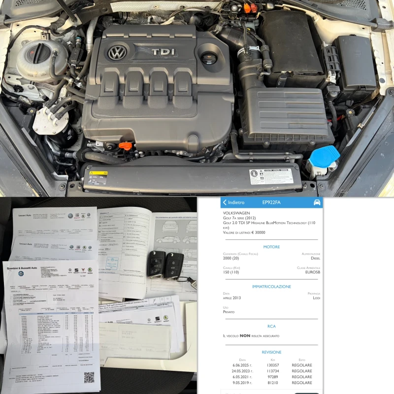 VW Golf 2.0TDI HIGH LINE/133х.км!!!, снимка 17 - Автомобили и джипове - 51543472