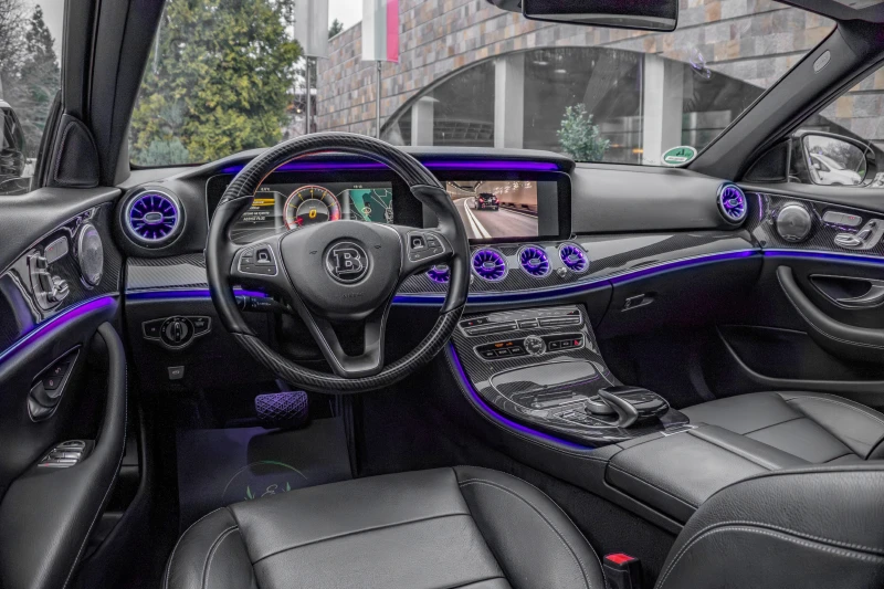 Mercedes-Benz E 350 d* BRABUS LIMITED* CARBON FIBER* BURMESTER* FULL, снимка 14 - Автомобили и джипове - 52908096
