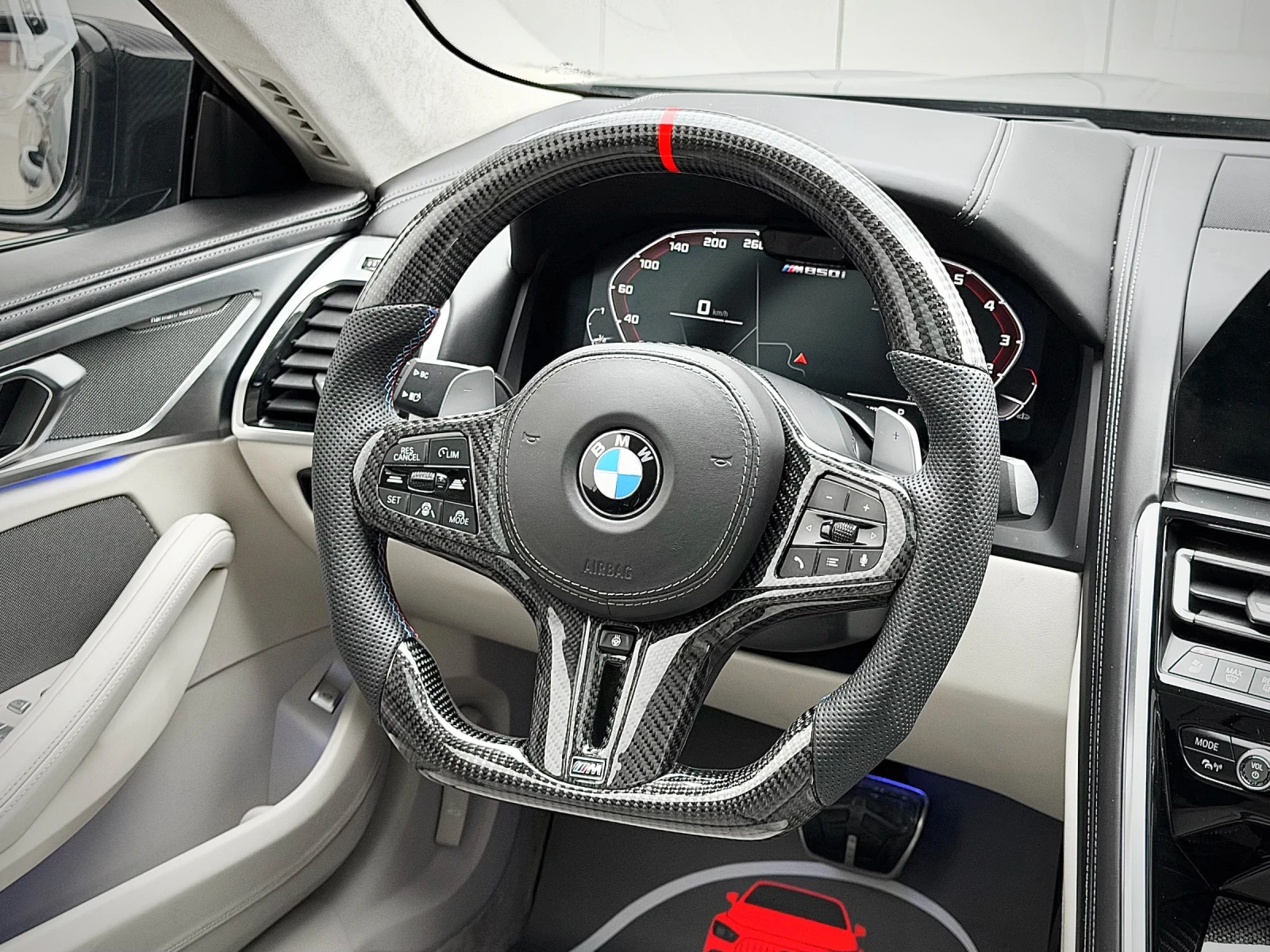 BMW 850 M8 COMPETITION/ Gran Coupe/ xDrive/ PANO/ CARBON - изображение 8