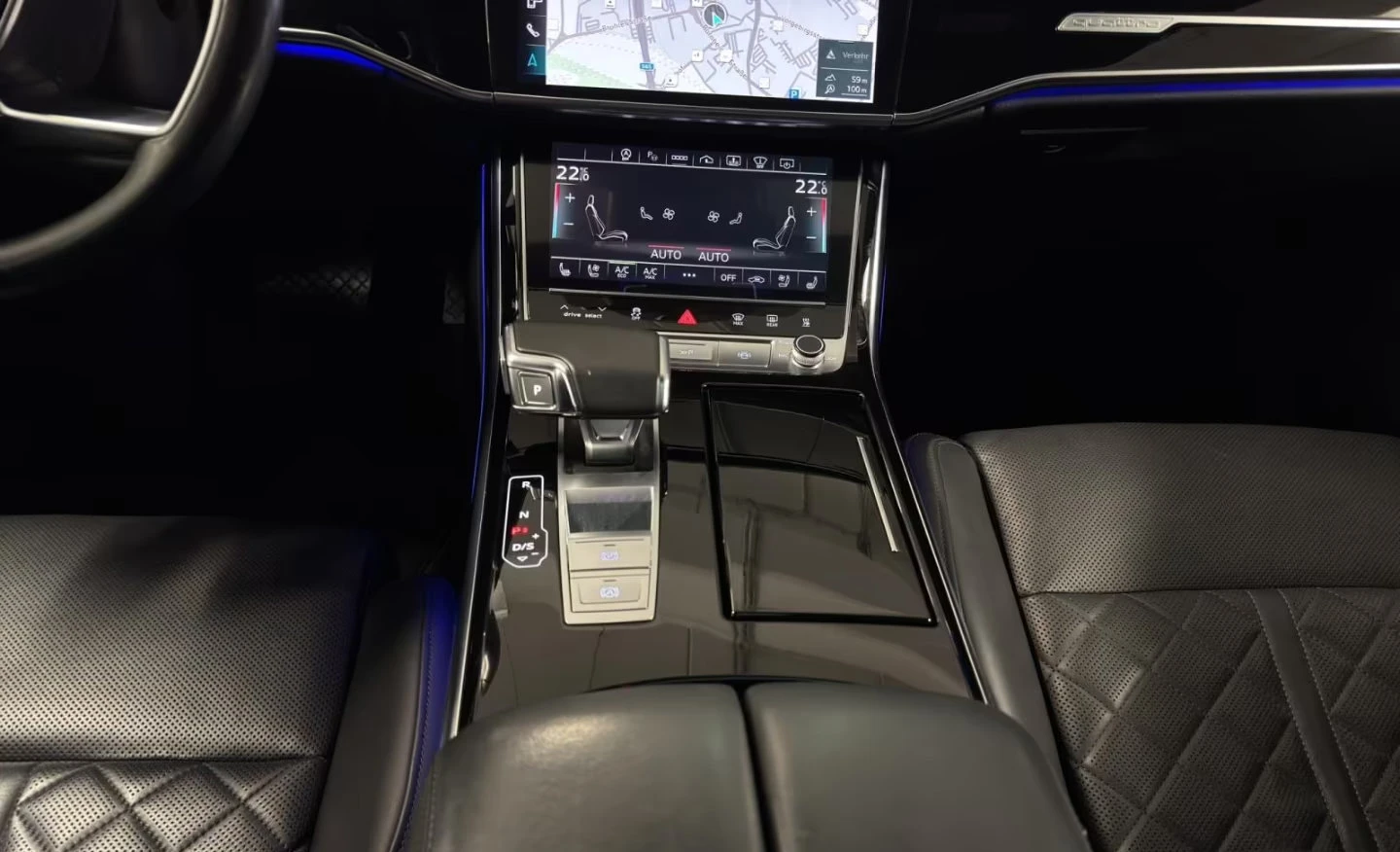 Audi A8 50/286HP/SLINE/MATRIX/360/PANO/B&O/KLESS/455z, снимка 12 - Автомобили и джипове - 54752263
