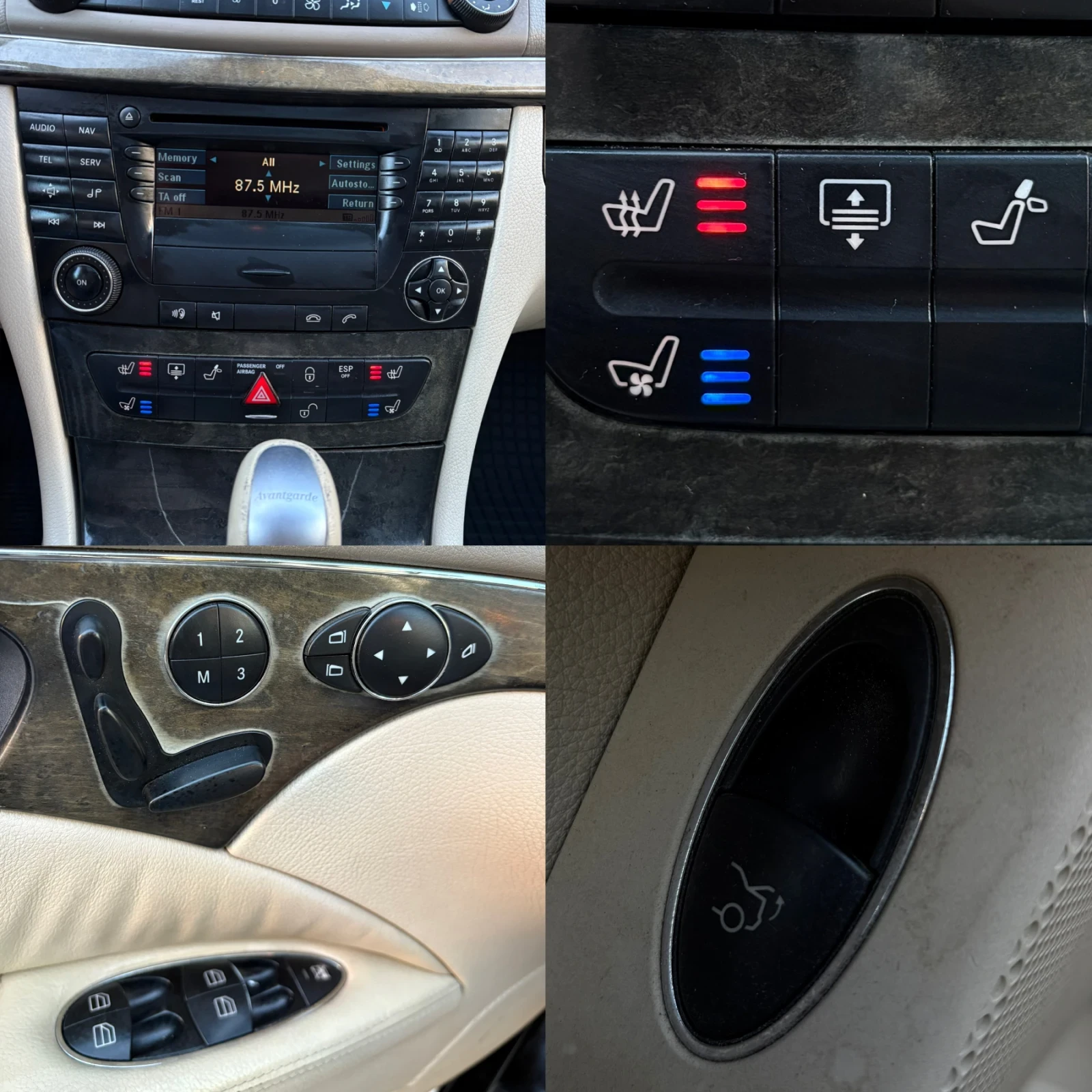 Mercedes-Benz E 320 204кс* ОБДУХВАНЕ* 4хПОДГРЕВ* ПАНОРАМА* ПАМЕТ*  - изображение 9