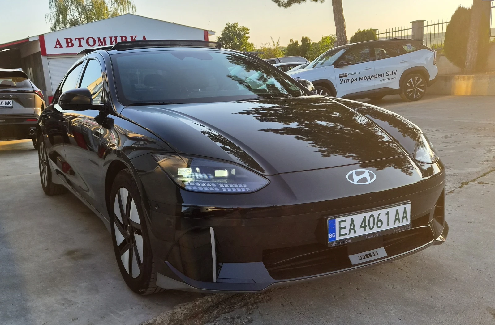 Hyundai Ioniq 6 Long Range 2WD;77.4kWh;Premium;Гаранционен;360  , снимка 3 - Автомобили и джипове - 55496482