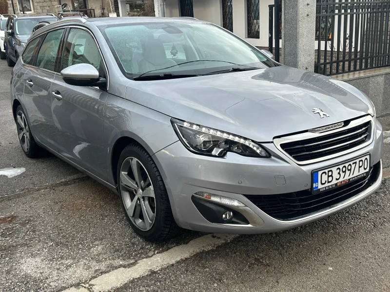 Peugeot 308 1.6HDi-AUTOMAT-FULL LED-NAVI-PDC-ОБСЛУЖЕН-EURO6B, снимка 3 - Автомобили и джипове - 53364241