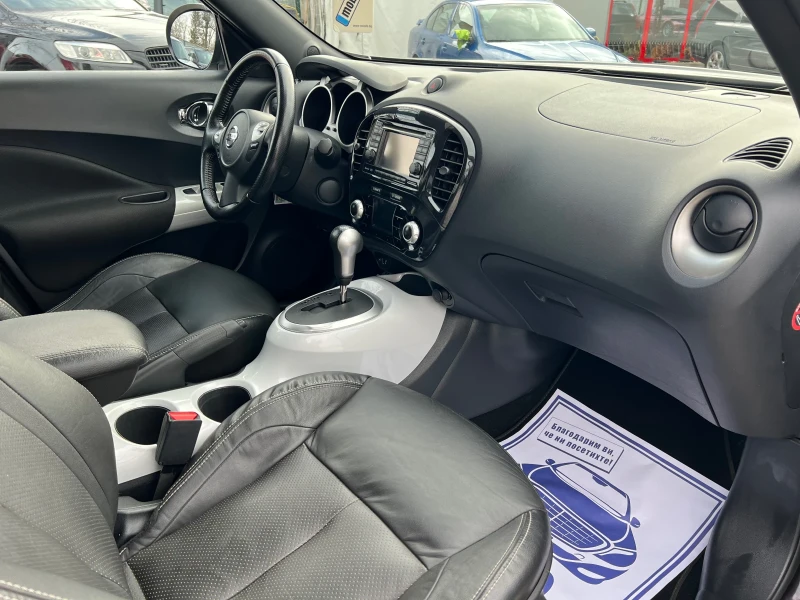 Nissan Juke 1.6 AWD* АВТОМАТИК* НАВИ* КОЖА* , снимка 16 - Автомобили и джипове - 48810635