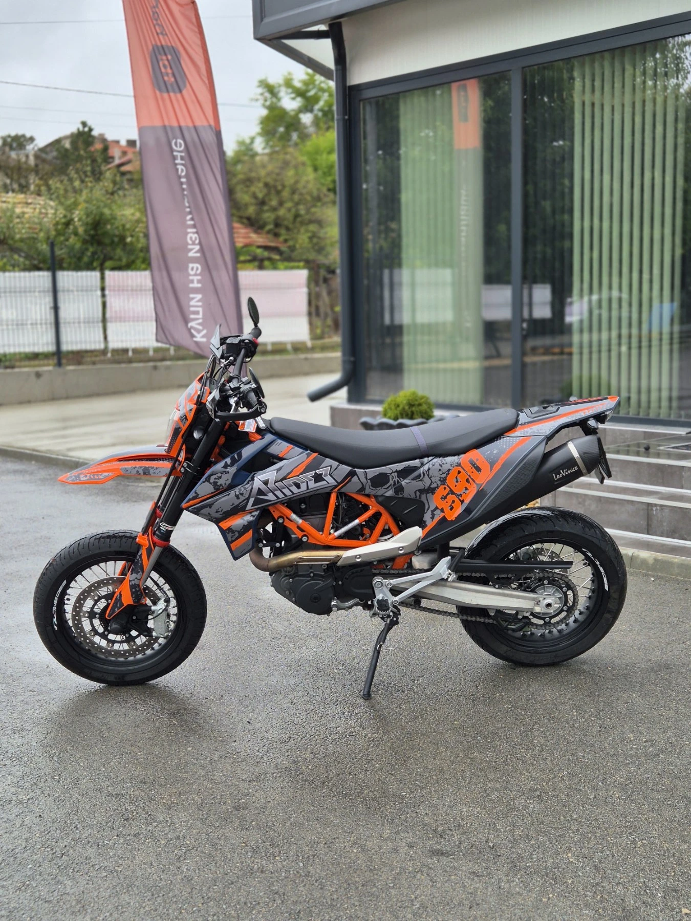 Ktm SMC R 690 ABS TC Leo Vince НОВ ВНОС ШВЕЙЦАРИЯ! A2   - изображение 4
