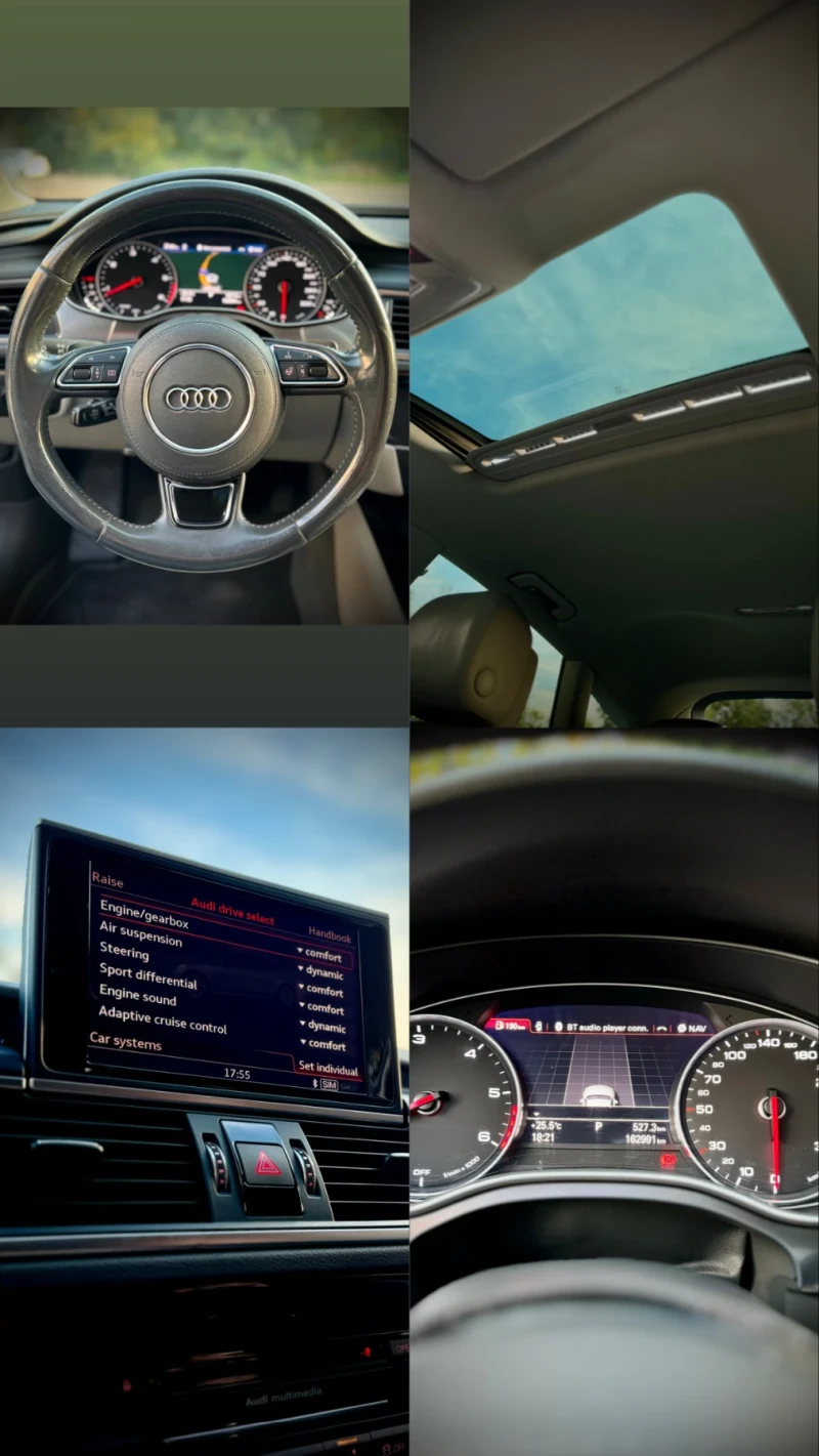 Audi A7 /Bi-TDI V6/S-Line/ActiveSound-ABT/Bose/Matrix/, снимка 14 - Автомобили и джипове - 47519913