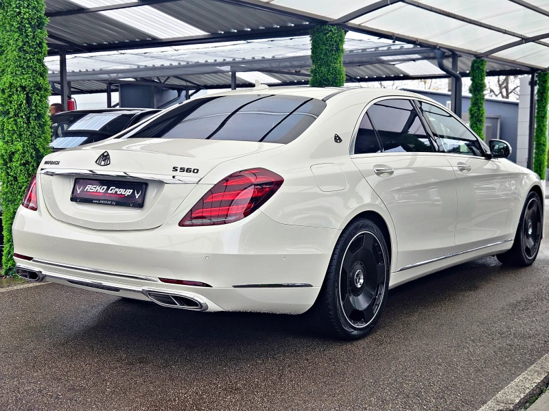 Mercedes-Benz S 560 L/4MAT/MAYBACH/TVx3/DISTR/ВАКУМ/PANO/ОБДУХ/BURMEST, снимка 5 - Автомобили и джипове - 52366603