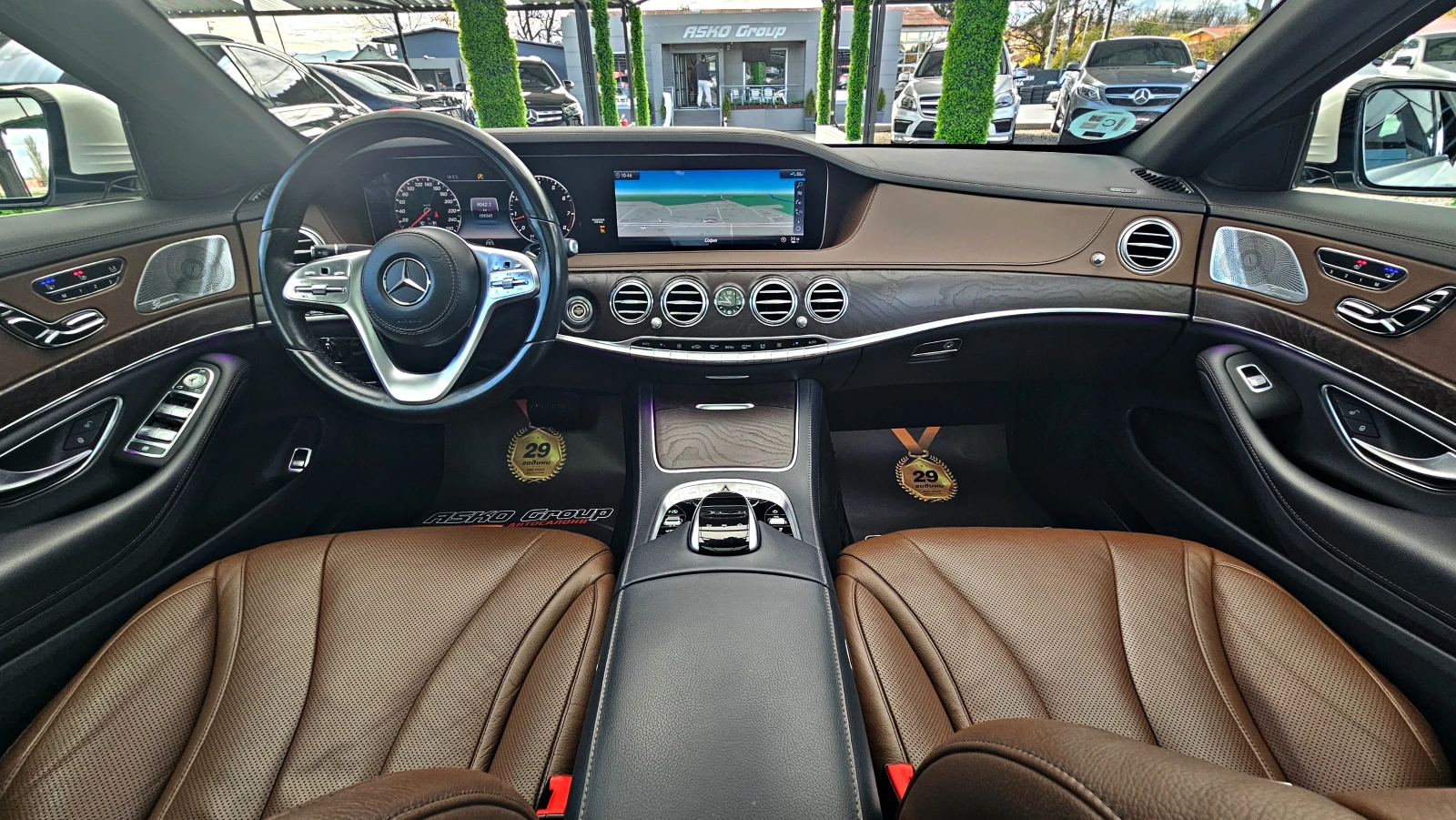 Mercedes-Benz S 560 L/MAYBACH/TVx3/DISTR//PANO//BURMESTR/LI | Mobile.bg   8