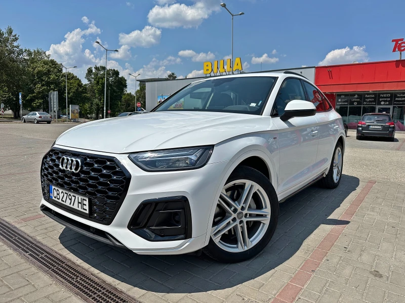 Audi Q5 Sportback 50TFSIe PLUG-IN HYBRID S-LINE ГАРАНЦИЯ , снимка 1 - Автомобили и джипове - 45276938