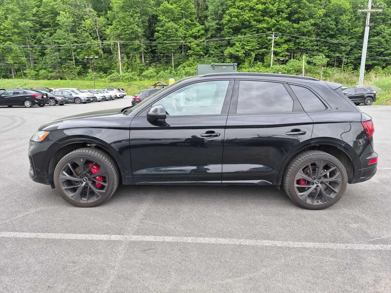 Audi SQ5 Progressiv / ЧЕРВЕН САЛОН / DISTRONIC / АВТОКРЕДИТ, снимка 2 - Автомобили и джипове - 55507513