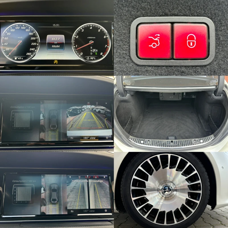 Mercedes-Benz S 500 MAYBACH#FACELIFT#9G-TR#FULL FULL#98700KM, снимка 17 - Автомобили и джипове - 47745679