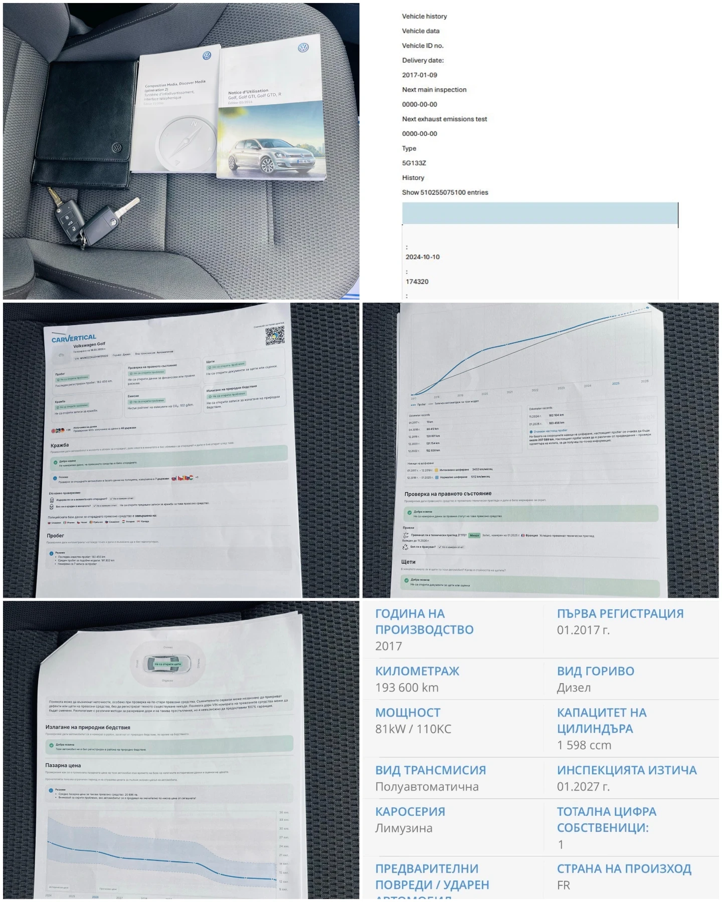 VW Golf 1.6 TDI * ���������* ���������* �������� �������*  | Mobile.bg � ����������� 15