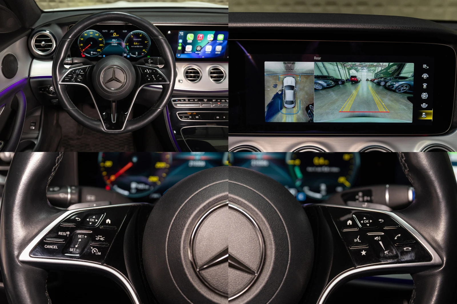 Mercedes-Benz E 220 AVANTGARDE * 360 камера * Keyless * , снимка 14 - Автомобили и джипове - 54427613