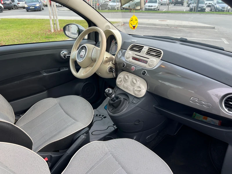 Fiat 500 1.2 Benz + GPL-Панорама 6B, снимка 9 - Автомобили и джипове - 52217582