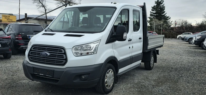 Ford Transit 2.0D/двойна кабина, снимка 1 - Бусове и автобуси - 49553524