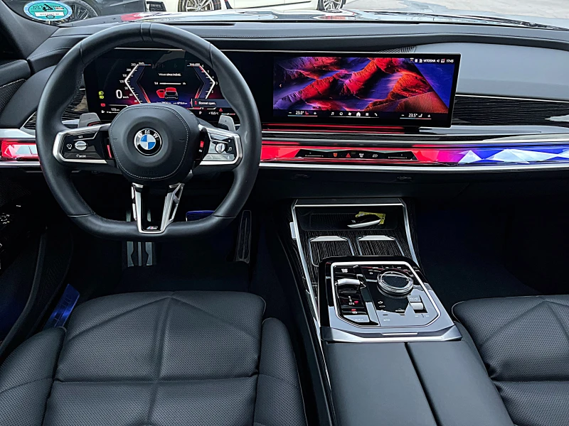 BMW 740 M PAKET-DISTRONIK-PANORAMA-Black Edition-GERMANIA!, снимка 13 - Автомобили и джипове - 47018307