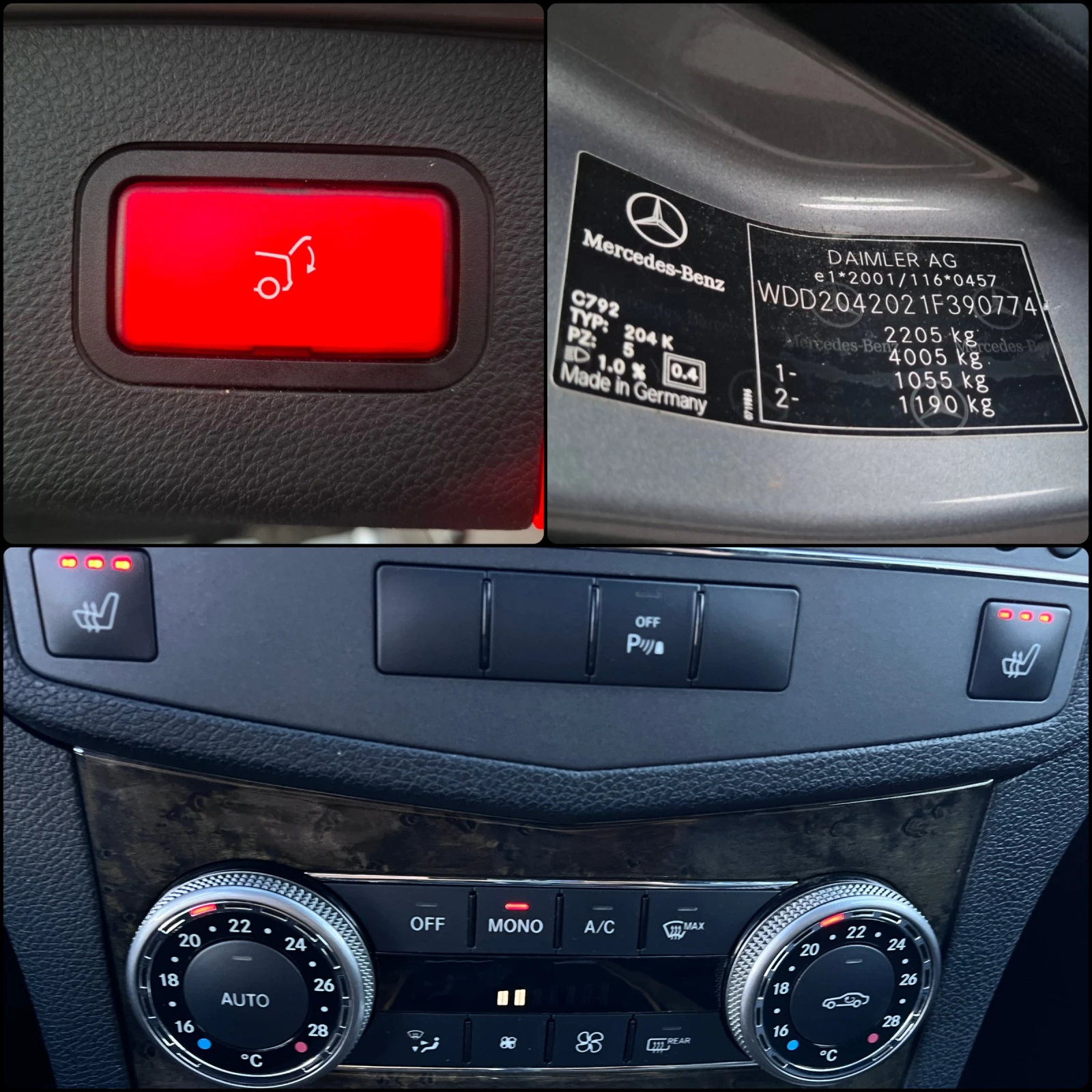 Mercedes-Benz C 220 //AMG - BiXenon +  | Mobile.bg   17