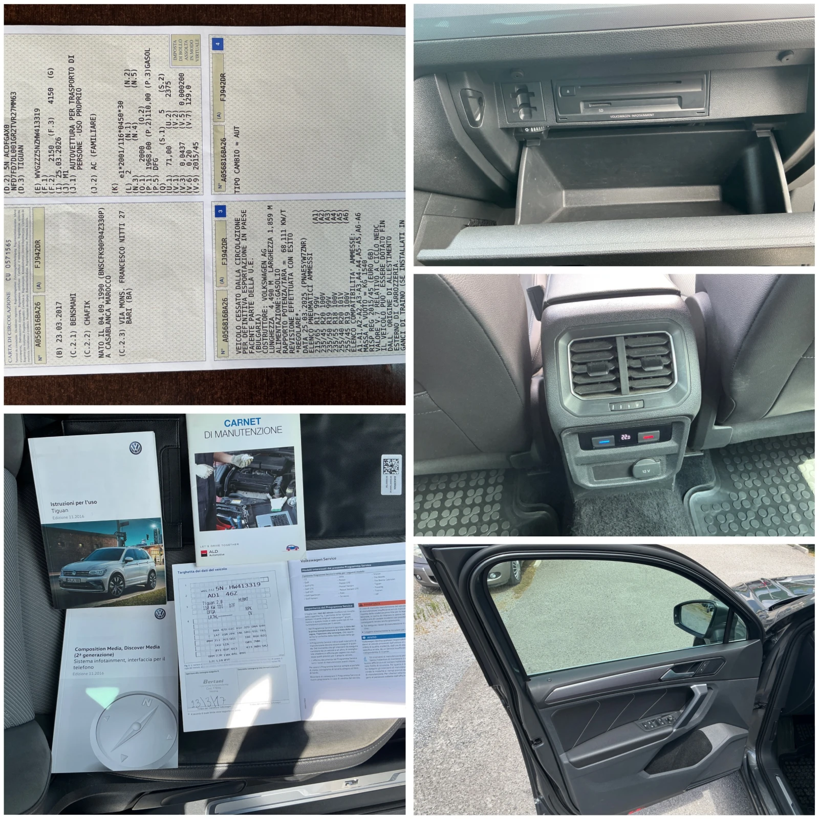 VW Tiguan 2.0 TDI R-Line, снимка 16 - Автомобили и джипове - 54883735
