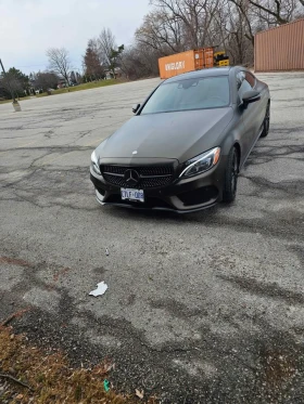 Mercedes-Benz C 300 * MATTE BLACK* RED LEATHER* NO ACCIDENT* AMG KIT* , снимка 3