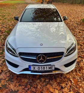 Mercedes-Benz C 220  * Видео* Full AMG line Head Up Distronic Carplay, снимка 1